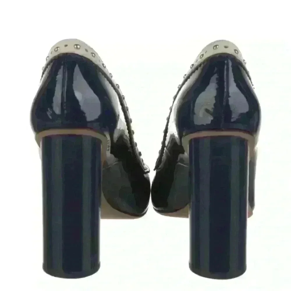 Vintage Tory Burch Patent Leather Studded Heels | Y2K Designer Pumps, Coquette